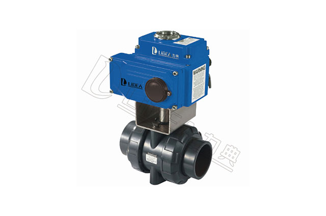 电动UPVC双由令球阀 LDBAAL