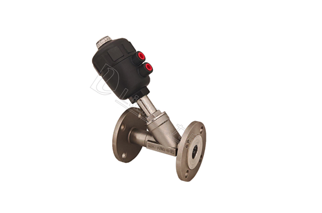 气动法兰角座阀 LDY2002